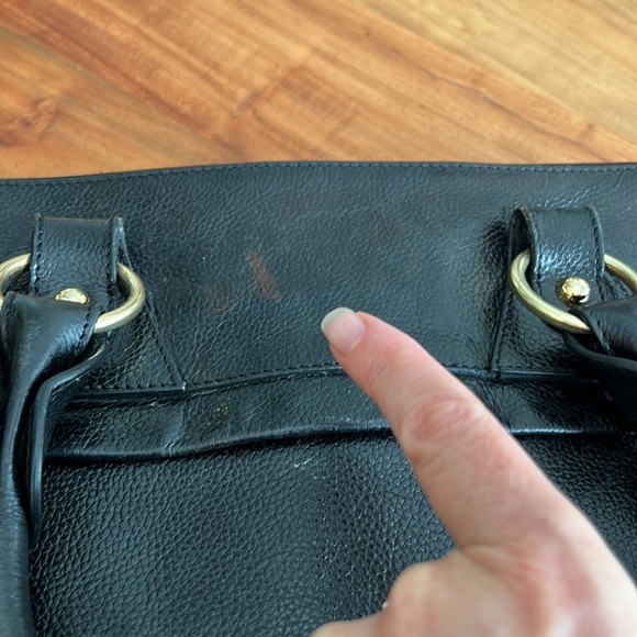 Modalu London Black Leather Handbag - Picture 13 of 14